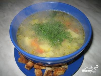 Рецепты русской кухни — крестьянский суп с крупой
