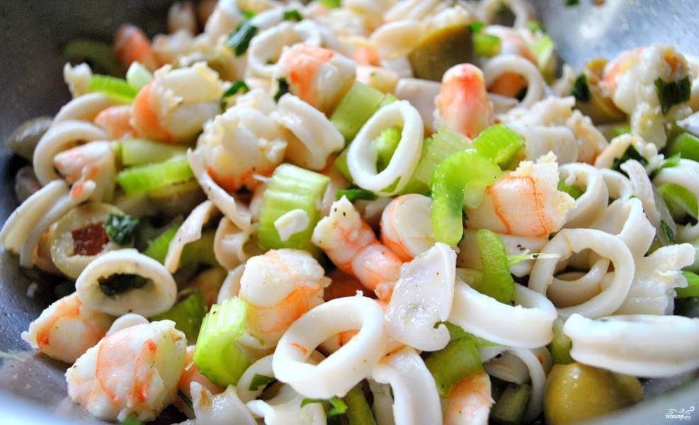 Морской салат: рецепт классический