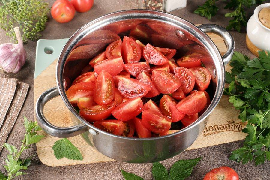 Острые помидоры быстрого приготовления