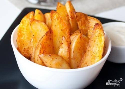 Хрустящая картошка дольками в духовке – Bene Gusto
