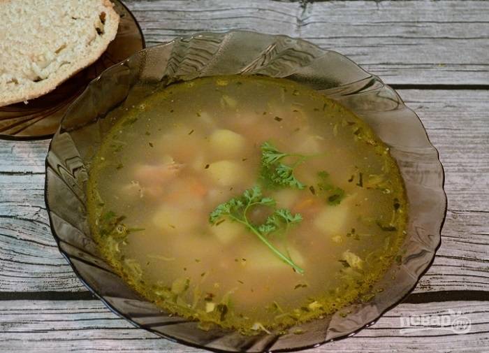 Суп с консервированной горбушей - рецепт с фотографиями - Patee. Рецепты