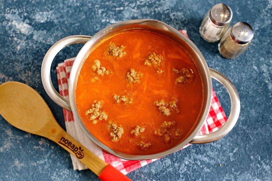 Как приготовить суп рисовый с фрикадельками