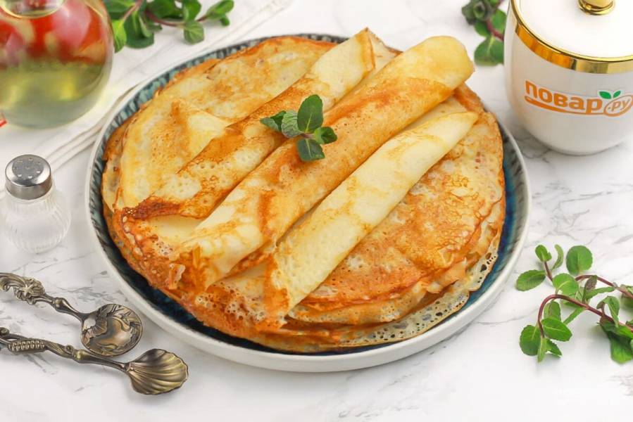 Блинчики на молоке