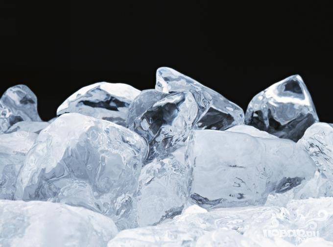 3.	Не советуем использовать слишком большие кубики льда – если у вас нет других, расколите их .
