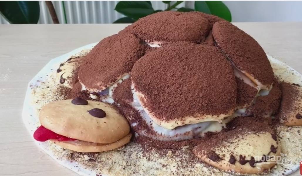 Торт "Черепаха" (очень простой рецепт)