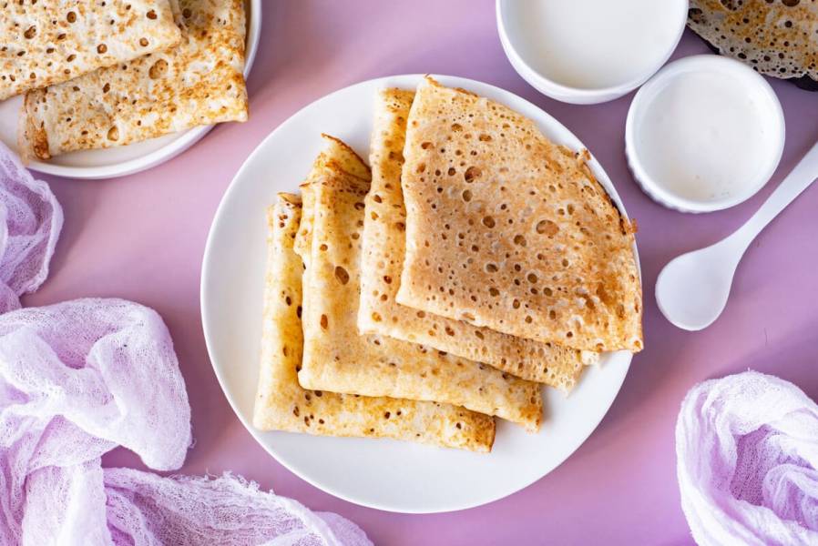 Блины с дырочками