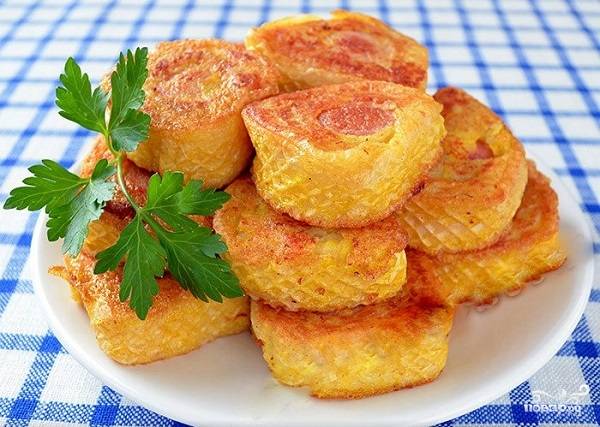 Сосиски в картошке – пирожки с начинкой из обжаренного (испеченного) пюре