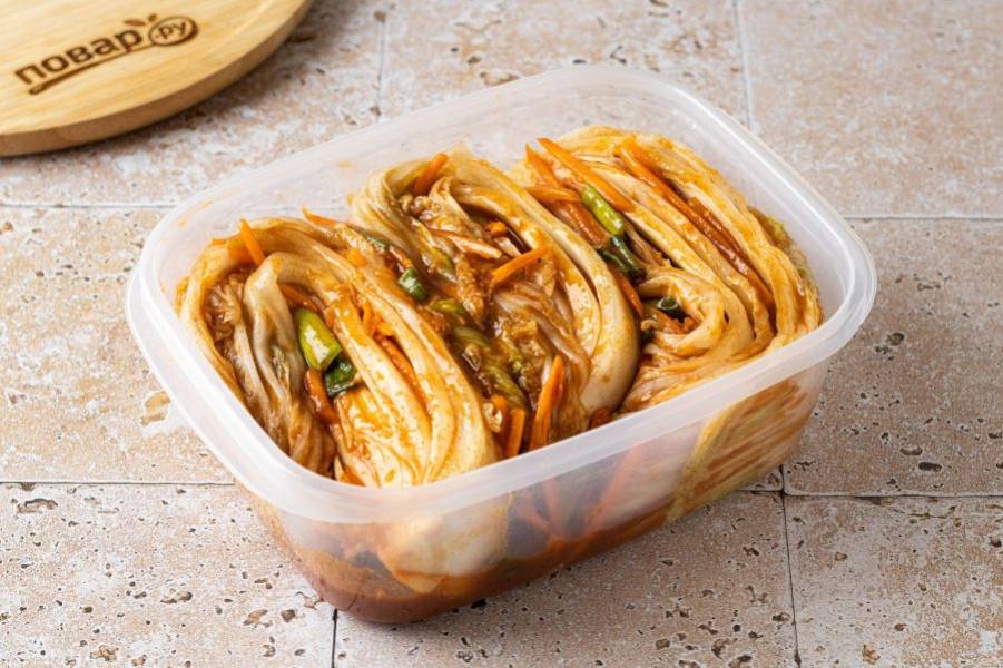 Классический рецепт кимчи из пекинской капусты