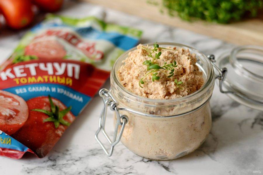 Паштет томатный готов, приятного вам аппетита!
