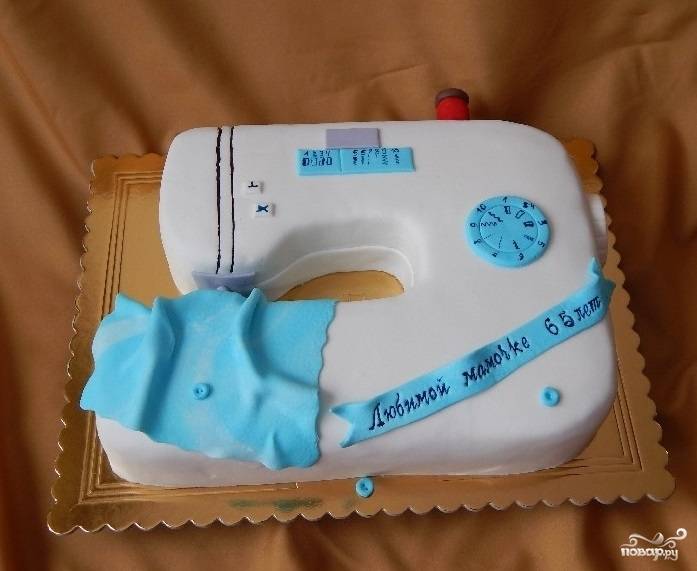 Торт "Швейная машинка"
