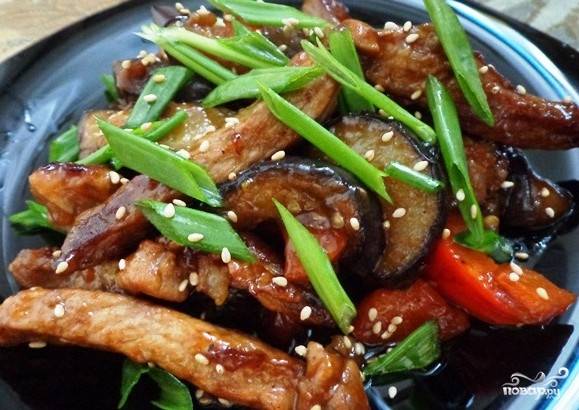 Свинина с овощами по-китайски, пошаговый рецепт на ккал, фото, ингредиенты - Елена К.