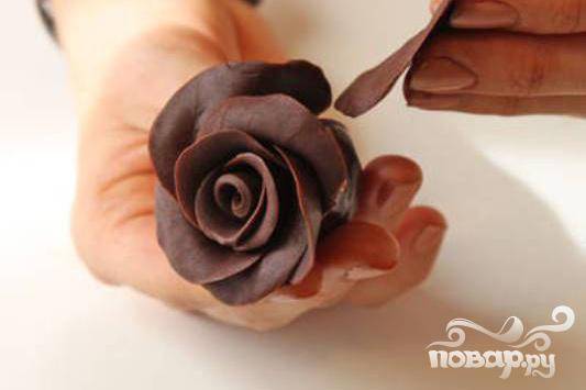 Шоколадные цветы (60 фото)