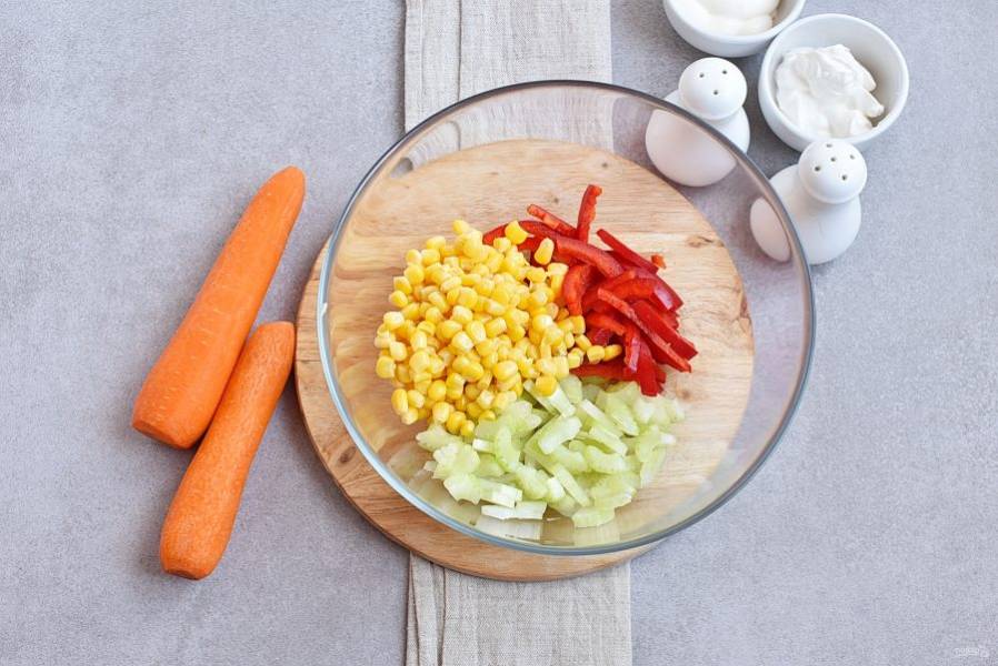 Салат с крабовыми палочками и морковью по-корейски - пошаговый рецепт с фото на taimyr-expo.ru