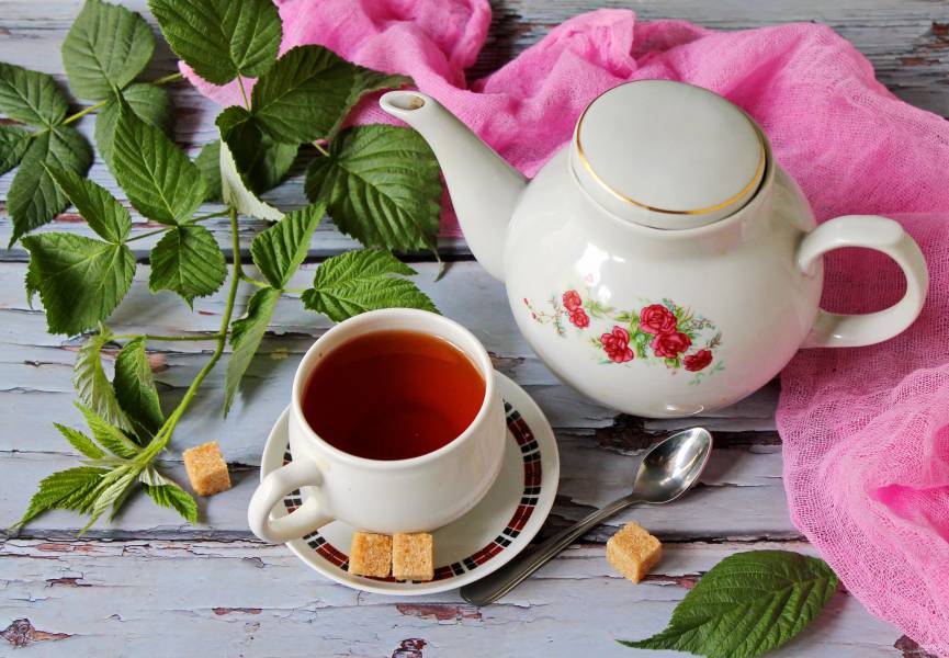 Чай из веток малины при простуде