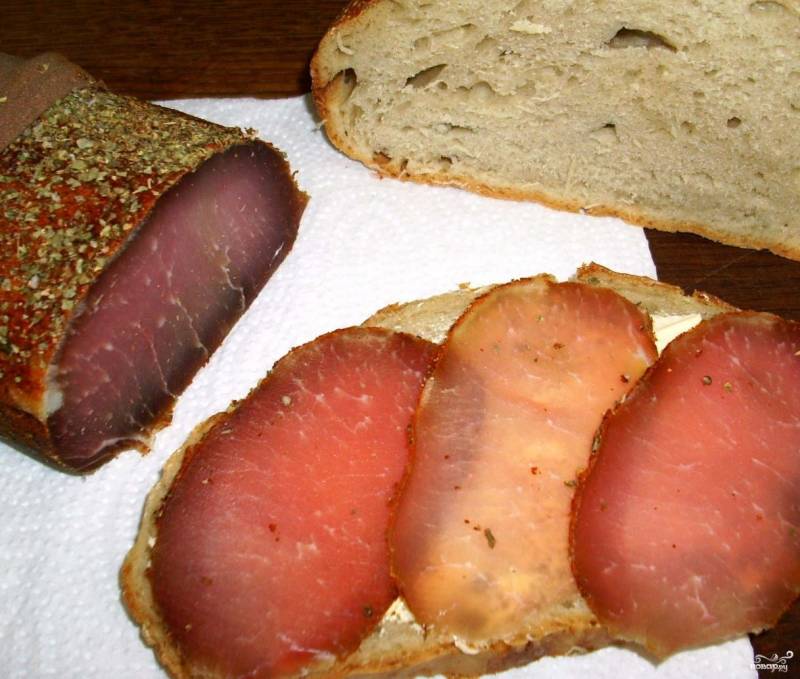 Вяленая свинина в домашних условиях: рецепт с фото пошагово