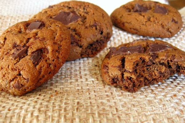 Американское печенье с кусочками шоколада рецепт с фото