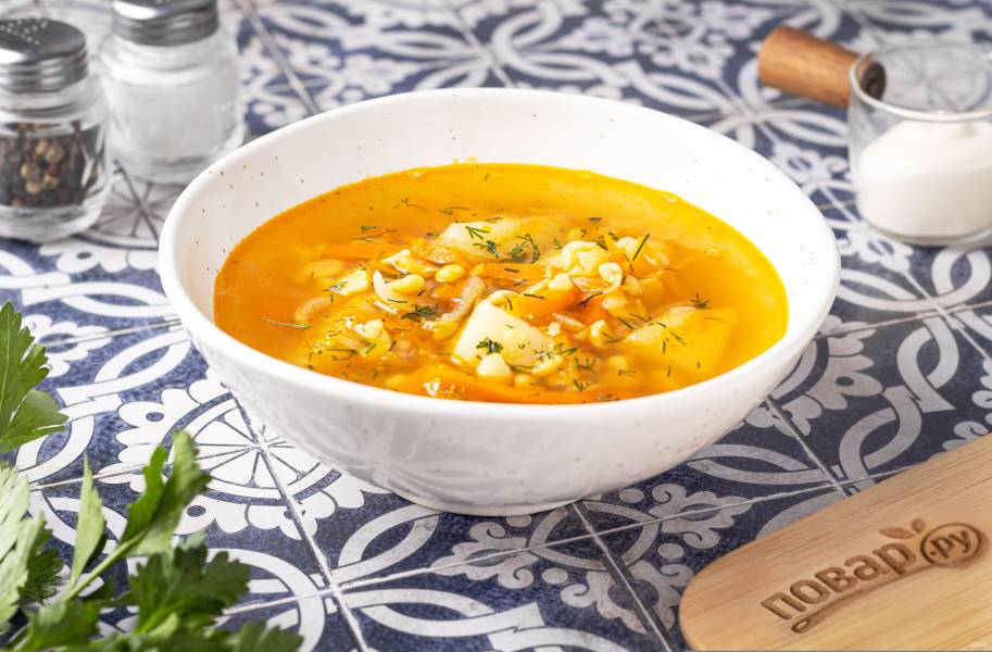 Суп гороховый без мяса - рецепт с фото на Пошагово ру