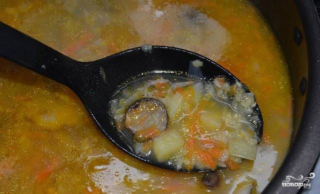 Кукурузный суп с шампиньонами: рецепт с фото