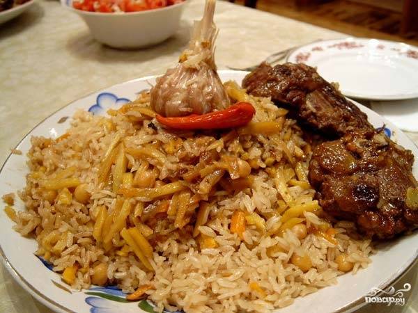 Плов в казане на костре - вкусные и интересные рецепты настоящего узбекского блюда
