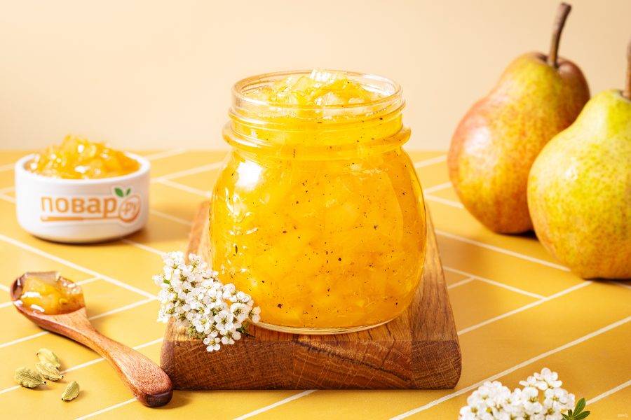 Варенье из груш с кардамоном готово, приятного вам аппетита!
