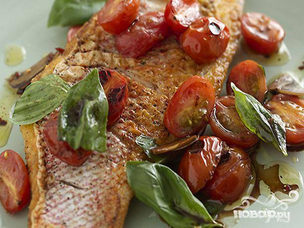 Морская рыба по-гречески - простой и вкусный рецепт с пошаговыми фото