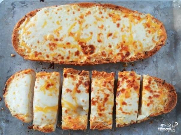 Багет с сыром в духовке