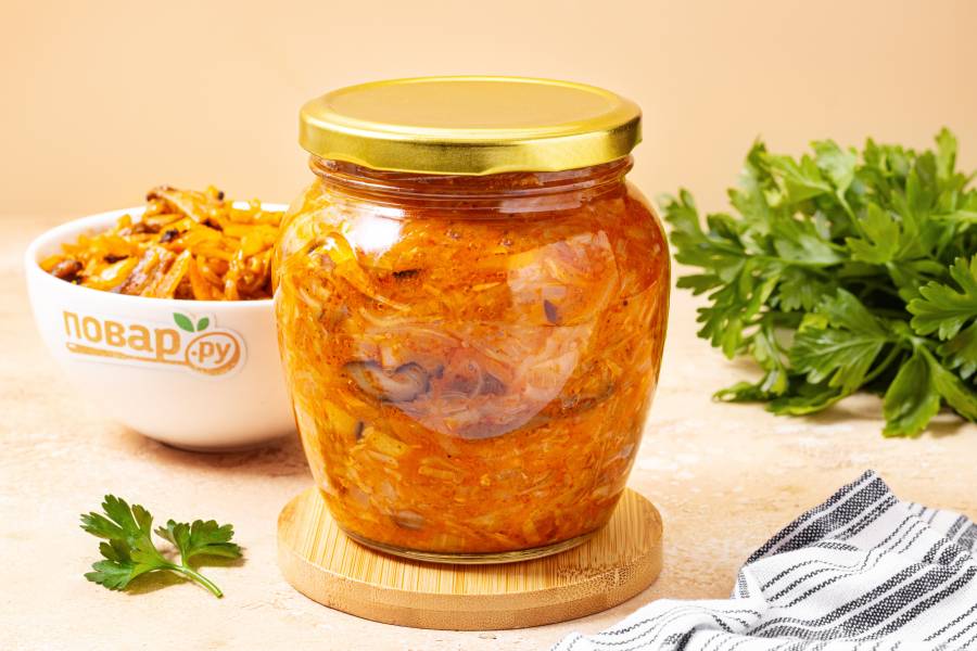Грибная солянка с овощами на зиму