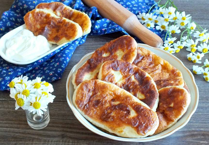 Тонкие пирожки с картошкой "Крестьянские"