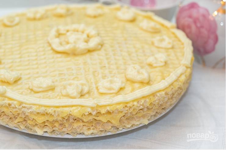 Торт на основе готовых бисквитных коржей - пошаговый рецепт с фото на Готовим дома