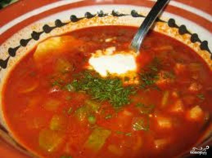Вермишелевый суп с сосисками