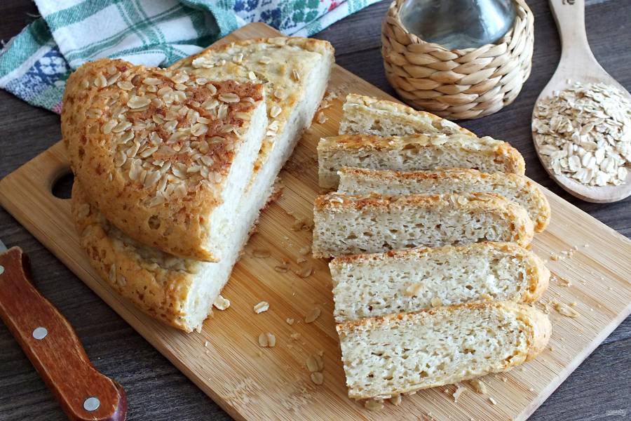 Бездрожжевой вкуснейший хлеб на молочной сыворотке в мультиварке или духовке – легкий рецепт