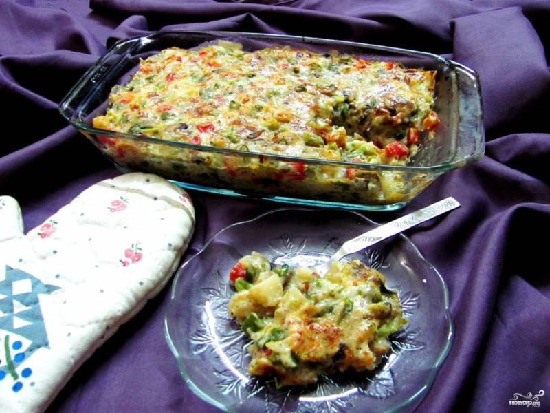 Рагу из овощей с курицей и сыром в духовке рецепт – Европейская кухня: Основные блюда. «Еда»
