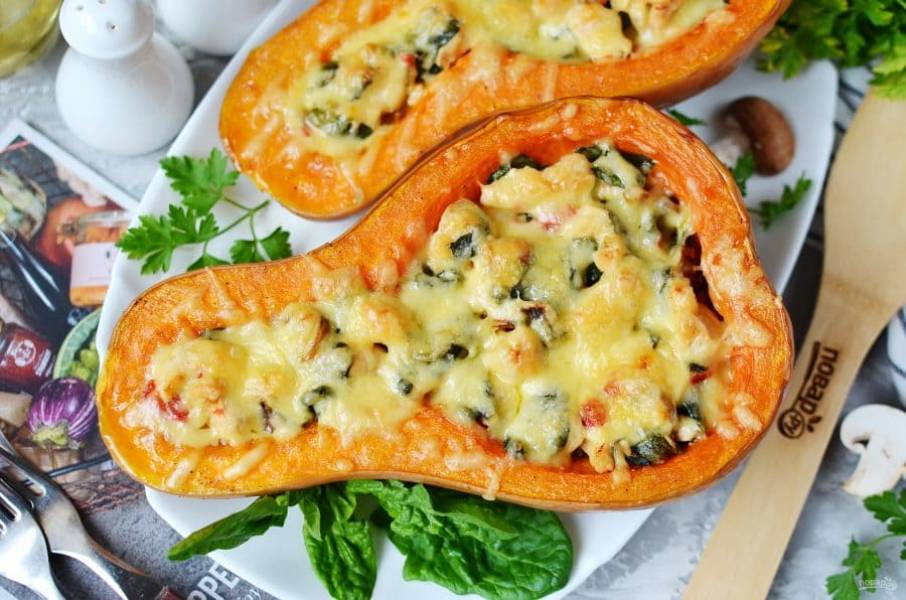 Тыква фаршированная