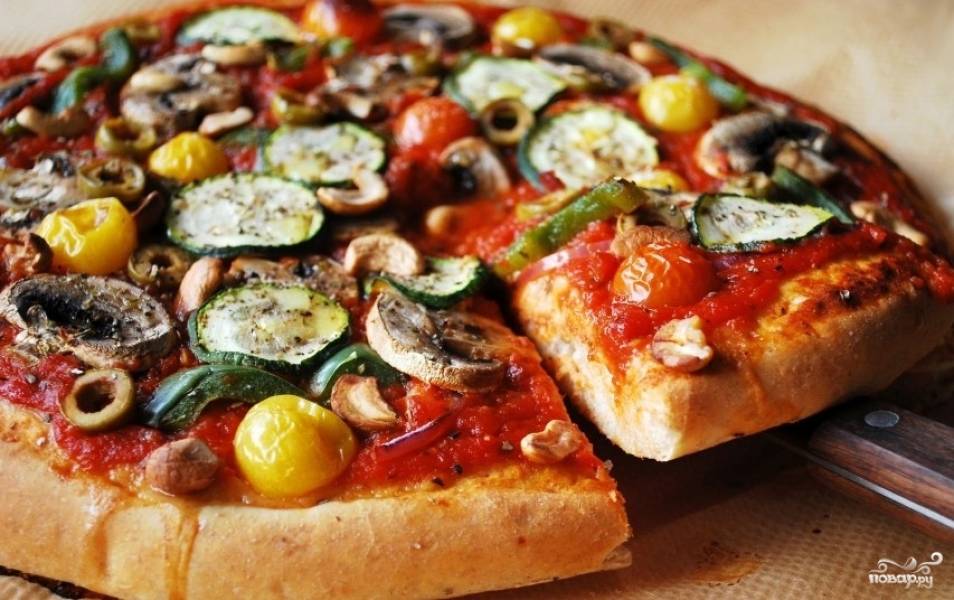 Вегетарианская пицца с грибами и помидорами: рецепт и советы