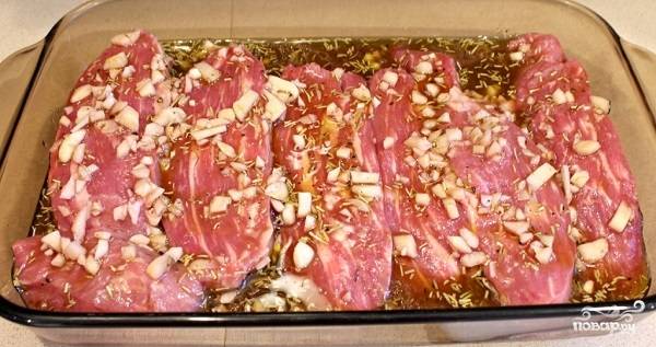 Свиные отбивные с маринованным перцем рецепт – Основные блюда. «Еда»