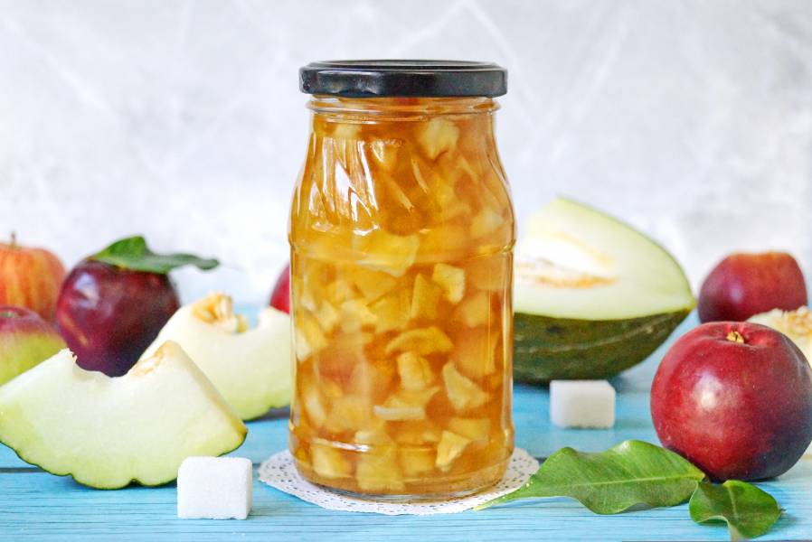 Варенье из дыни и яблок