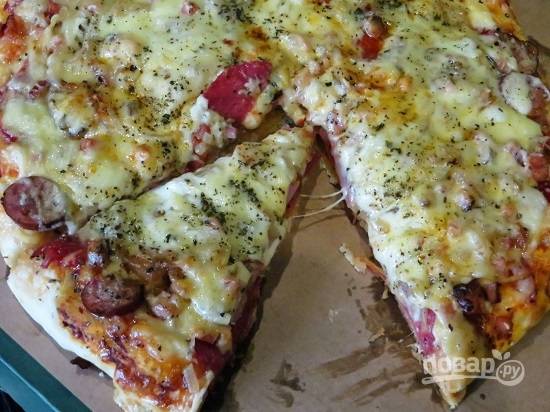 Простой рецепт самой вкусной пиццы в домашних условиях