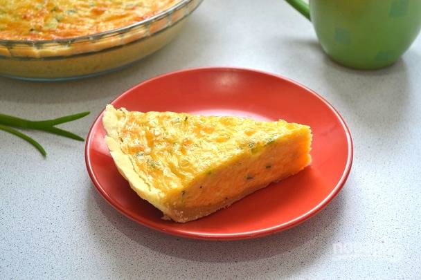 Пирог с луком, яйцом, творожным сыром – кулинарный рецепт