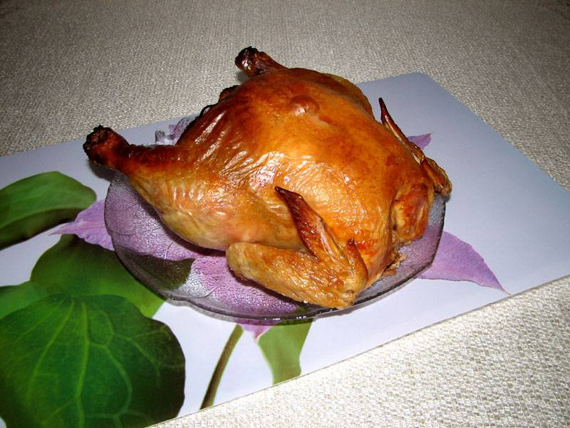 Курица в духовке на соли фото