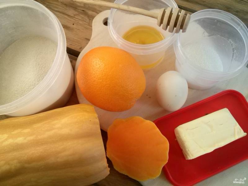Пирог с тыквой и апельсином рецепт