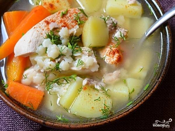 Как приготовить рецепт Легкий куриный суп