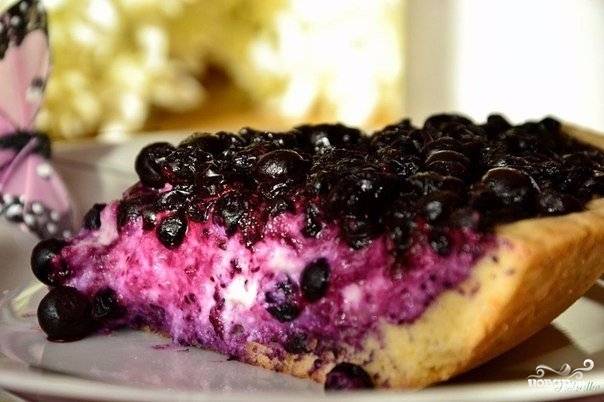 Открытый пирог с творожной начинкой и ягодами, рецепт с фото пошагово — natali-fashion.ru
