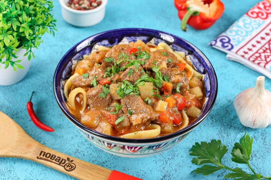 Культовое блюдо Средней Азии: как приготовить лагман — пошаговый рецепт
