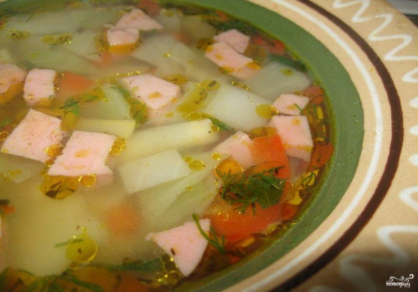 Колбасный суп