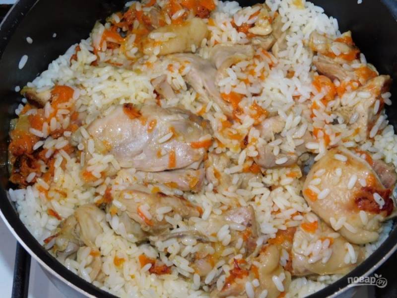 Плов с курицей в арабском стиле - пошаговый рецепт с фото