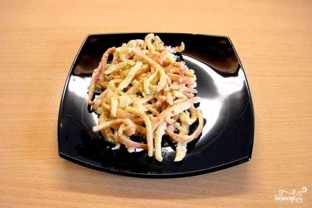 Кальмары со сметаной и луком пошаговый рецепт с фото на демонтаж-самара.рф