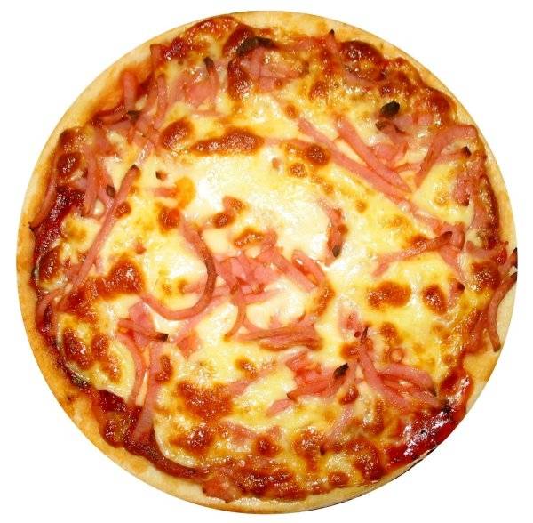 Пицца с колбасой, солёными огурцами под сыром - рецепт автора Ирина Пронько
