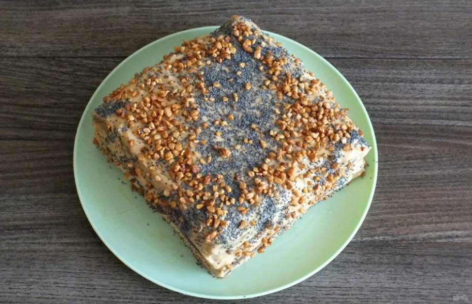 Торт с курагой и грецкими орехами и маком рецепт и Самый лучший новогодний десерт