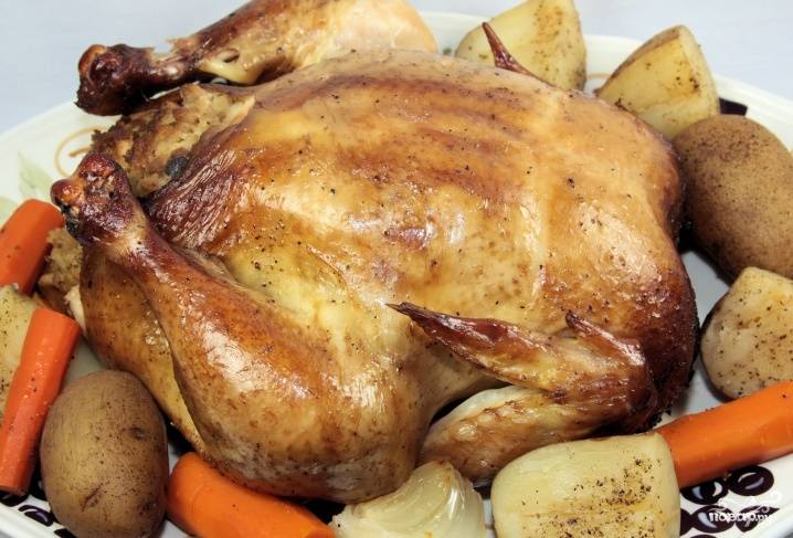 Как приготовить курицу на соли в духовке целиком с хрустящей корочкой