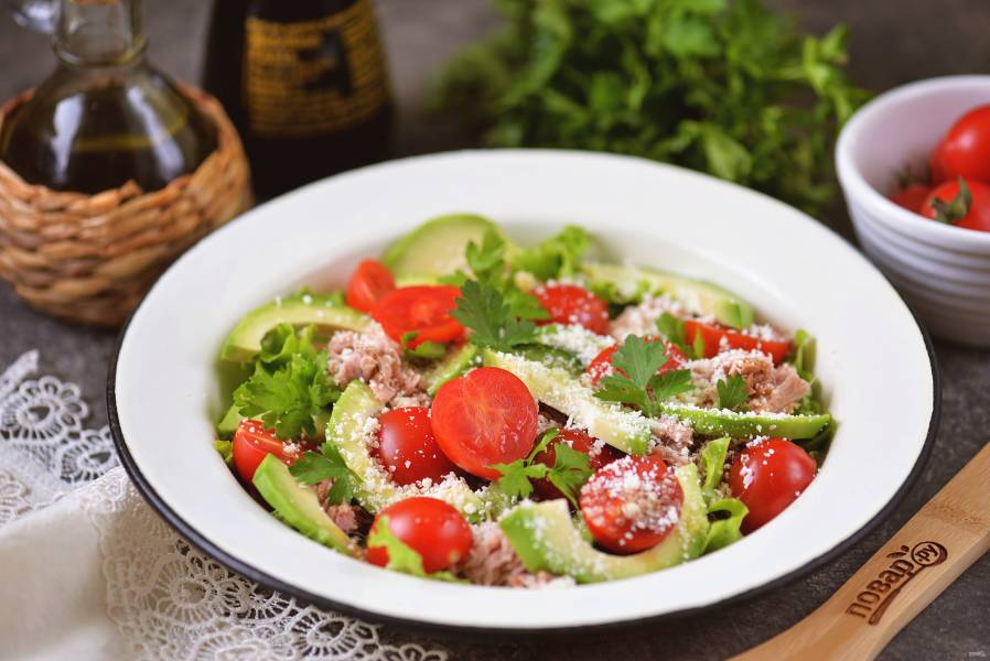 Салат из авокадо и тунца - как приготовить, рецепт с фото по шагам, калорийность - демонтаж-самара.рф